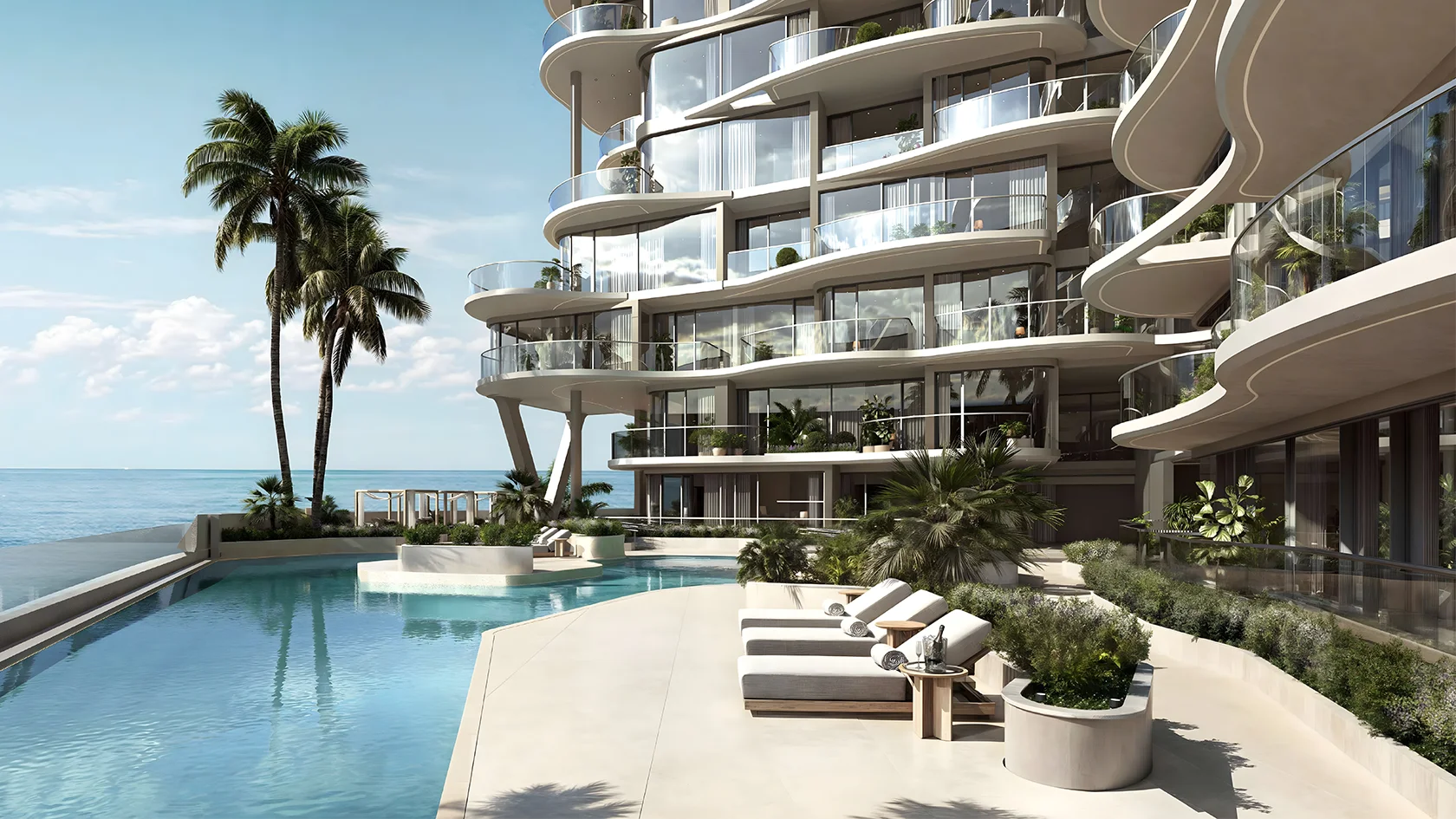 Апартаменты Esme Beach Residences на острове Dubai Islands