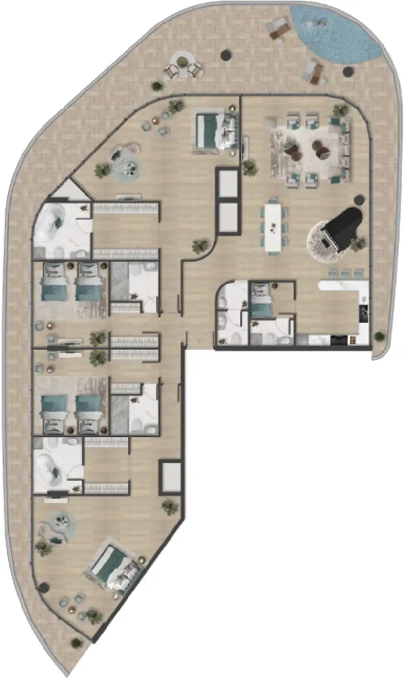 Floor Plans for Pelagia in Ras Al Khaimah