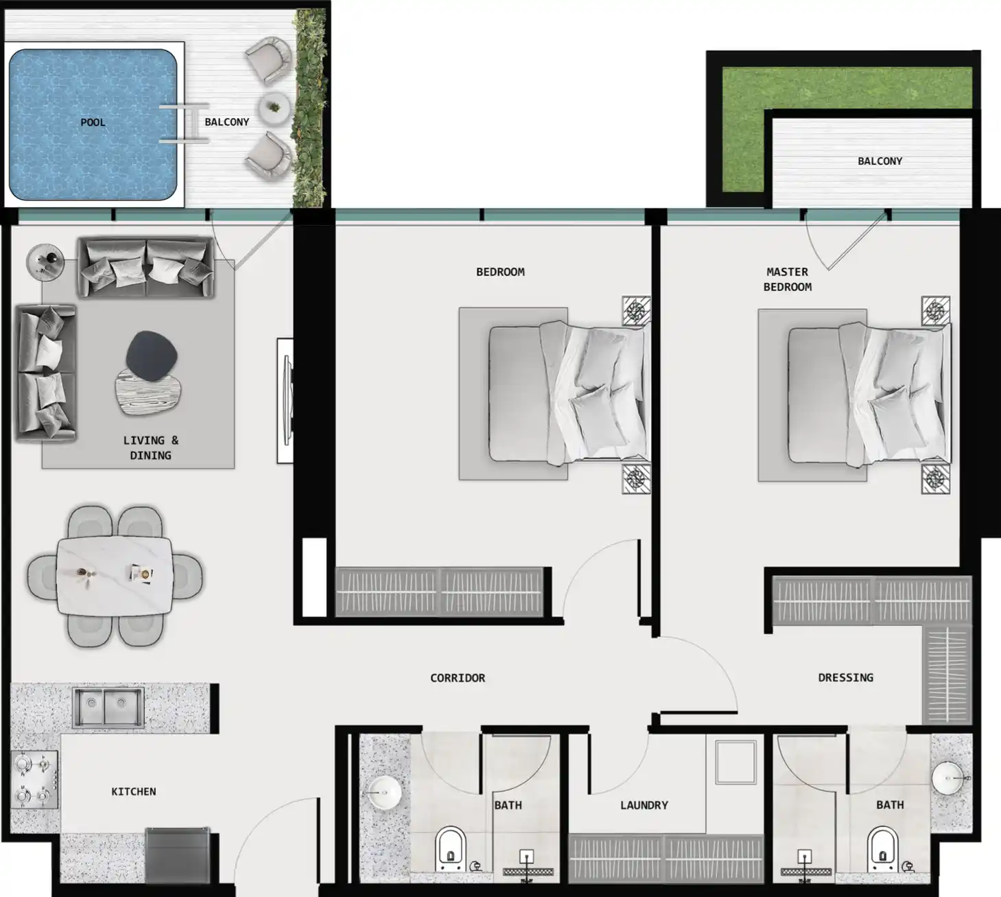 Floor Plans of Samana Barari Lagoons