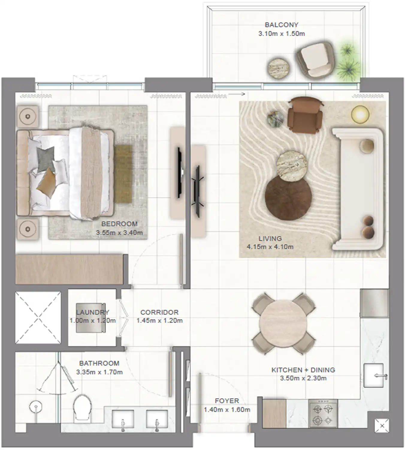 Планировка Golf Vale at Emaar South