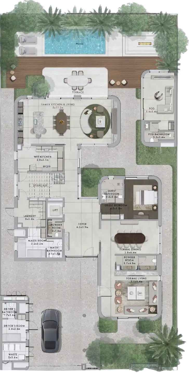 Floor Plans for Aldar Yas Riva in Abu Dhabi