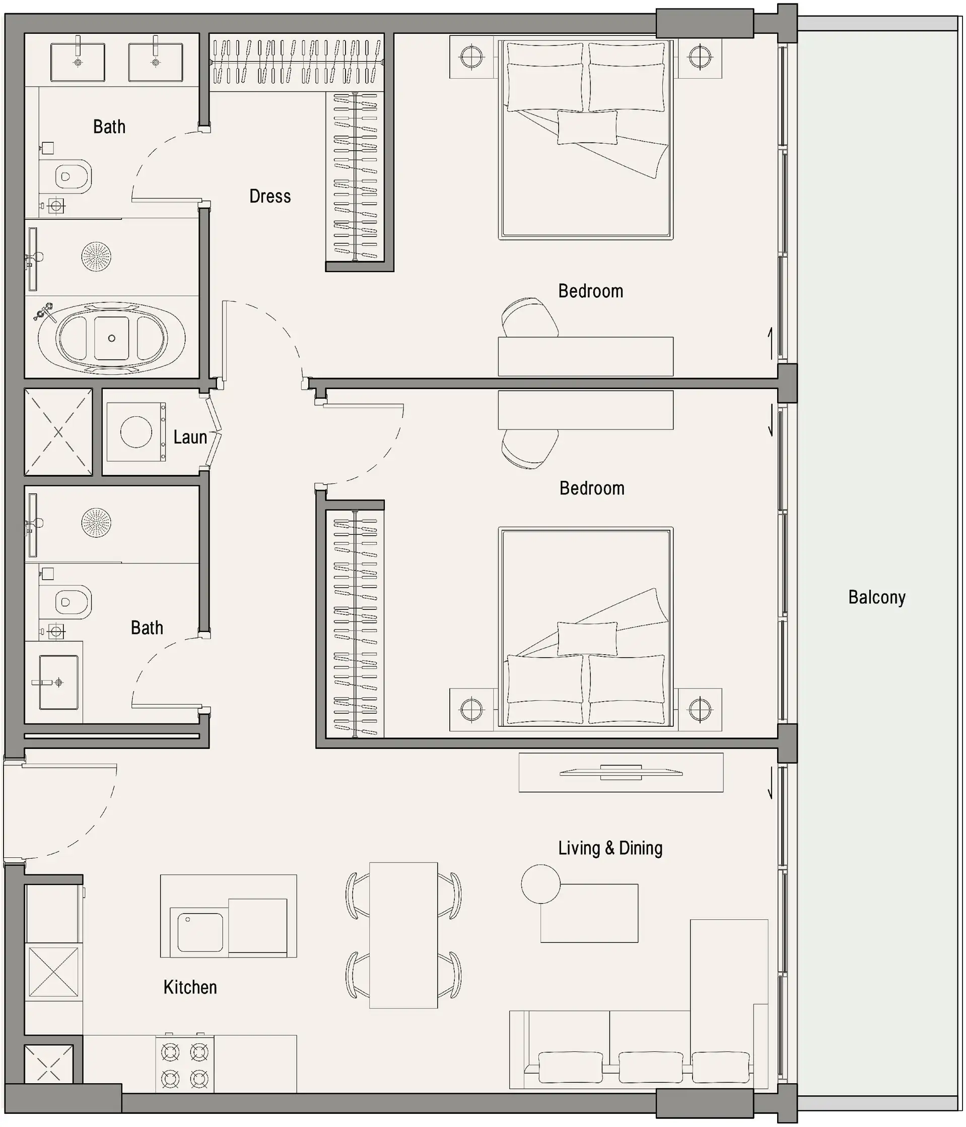 Floor Plans for 113 Residences by Iman in Dubai