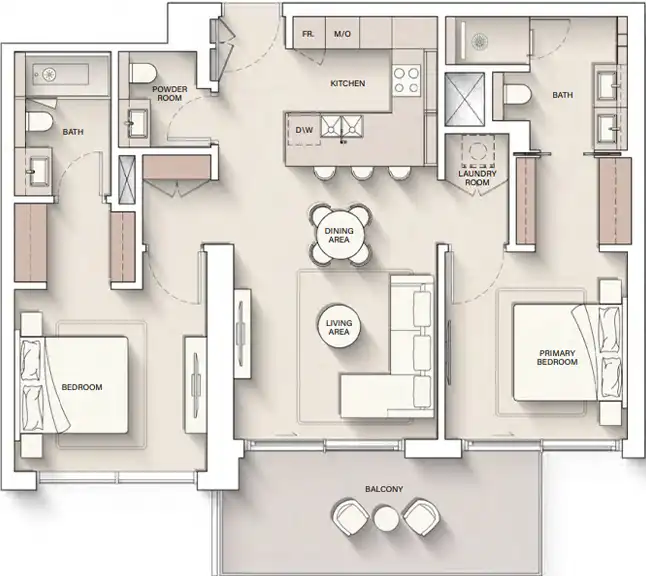 Floor Plans for Ellington Cove in Dubai