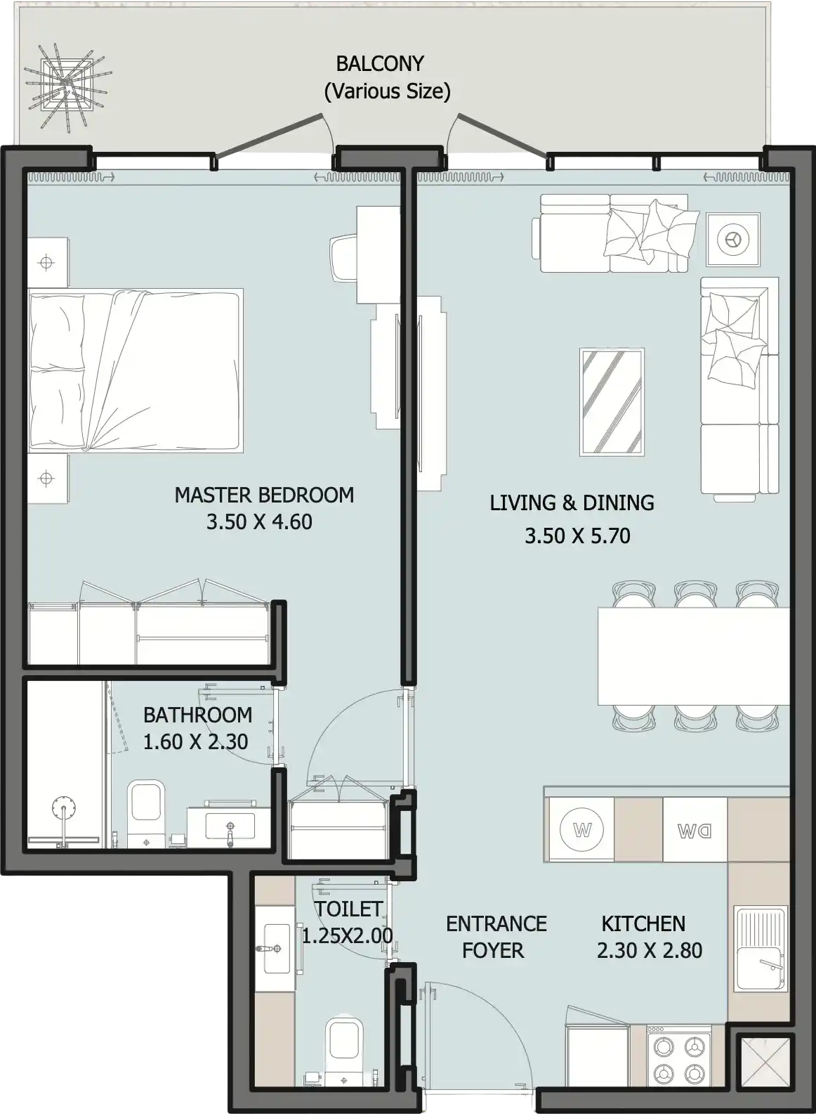 Планировки Verdana Empire by Reportage Properties