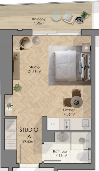 Floor Plans of Midora Residences JVC