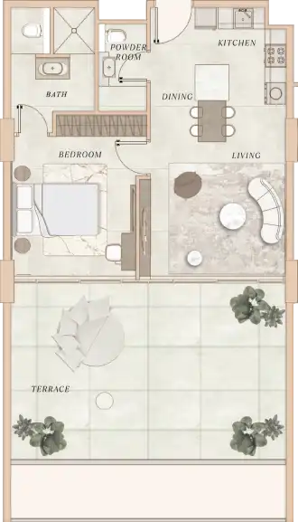 Floor Plans of La Vue by MAAIA