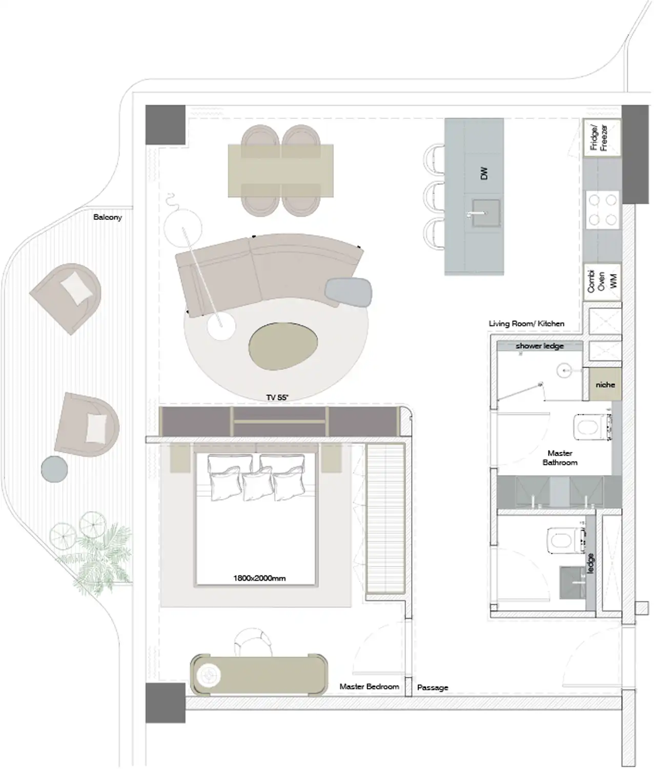 Floor Plans for Helvetia Marine by DHG in Dubai