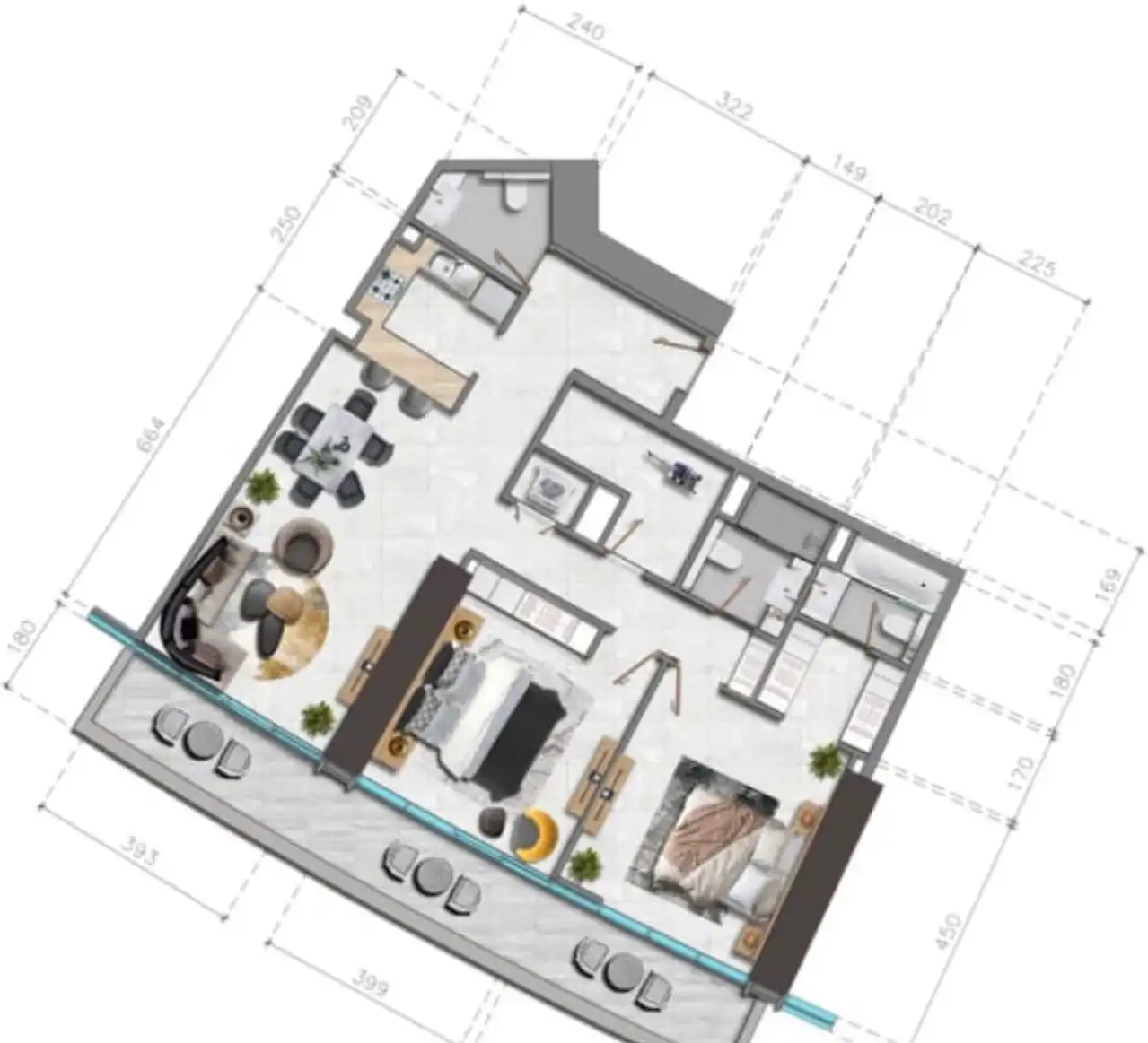 Floor Plans of Nobles Tower by Tiger Properties