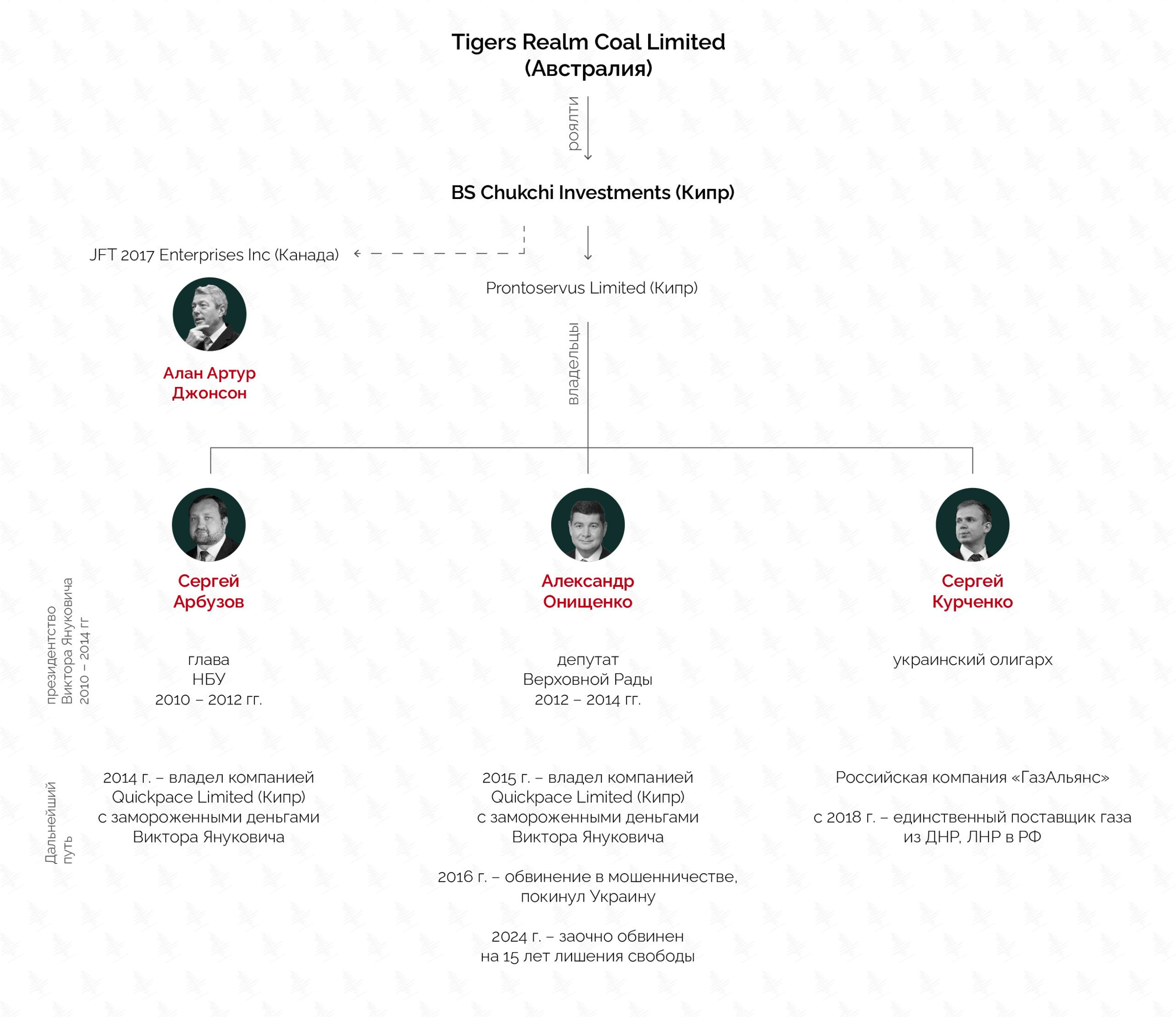 Связь Tigers Realm Coal c близким кругом Виктора Януковича