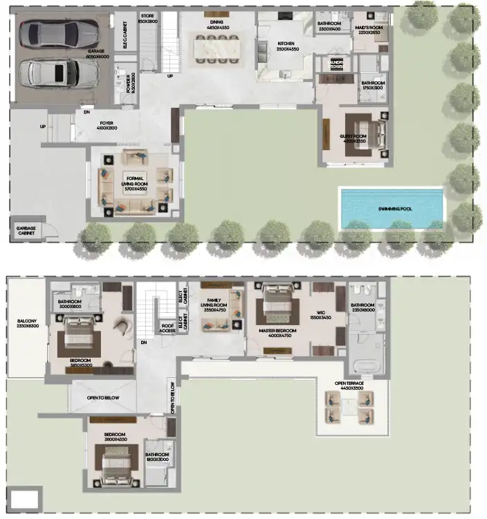 Планировка The Grove at Sobha Sanctuary