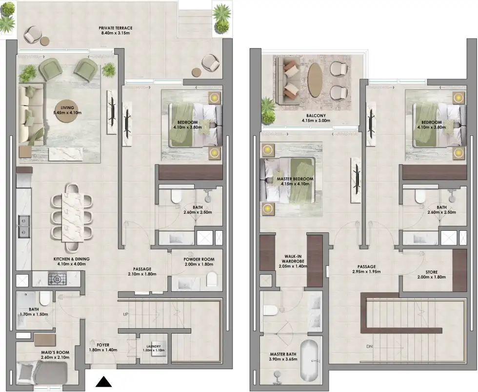 Floor Plans of Emaar Palace Residences Hillside