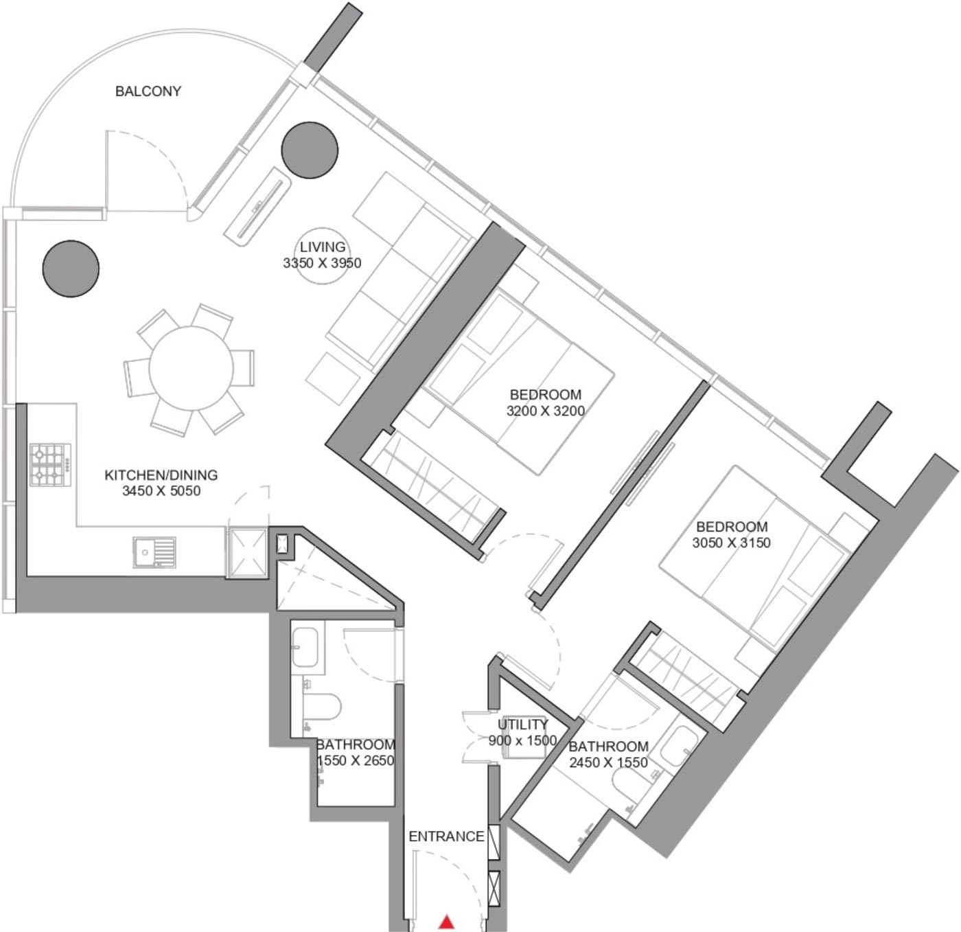 Floor Plans of Sobha Orbis