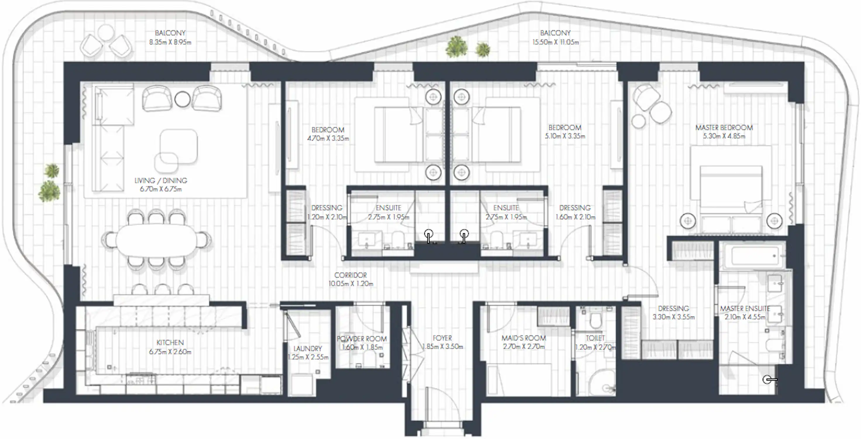 Floor Plans of Sunstone by IMKAN