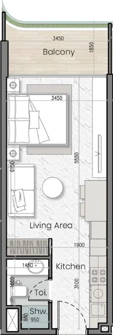 Floor Plans of MAK I’Sola Bella