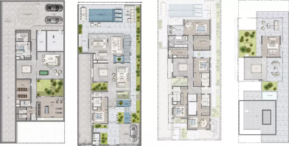 Планировки DAMAC Hills Utopia Villas