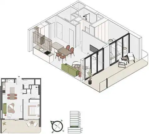 Floor Plans for Object 1 EVERGR1N HOUSE 2 in Dubai