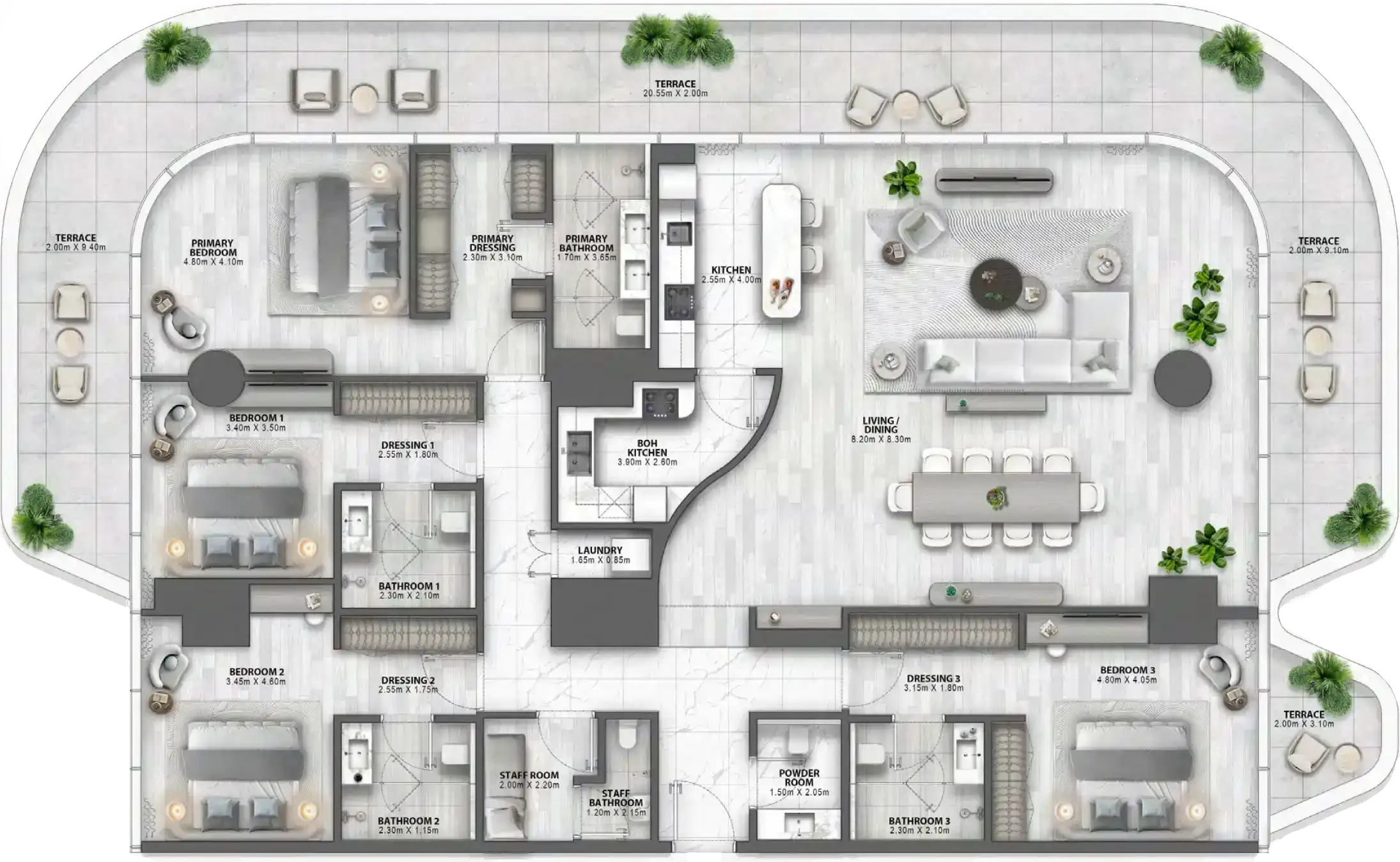 Floor Plans of Passo by BEYOND