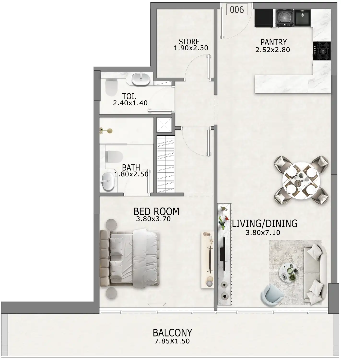 Floor Plans for Casa Altia by YAS Developers in Dubai