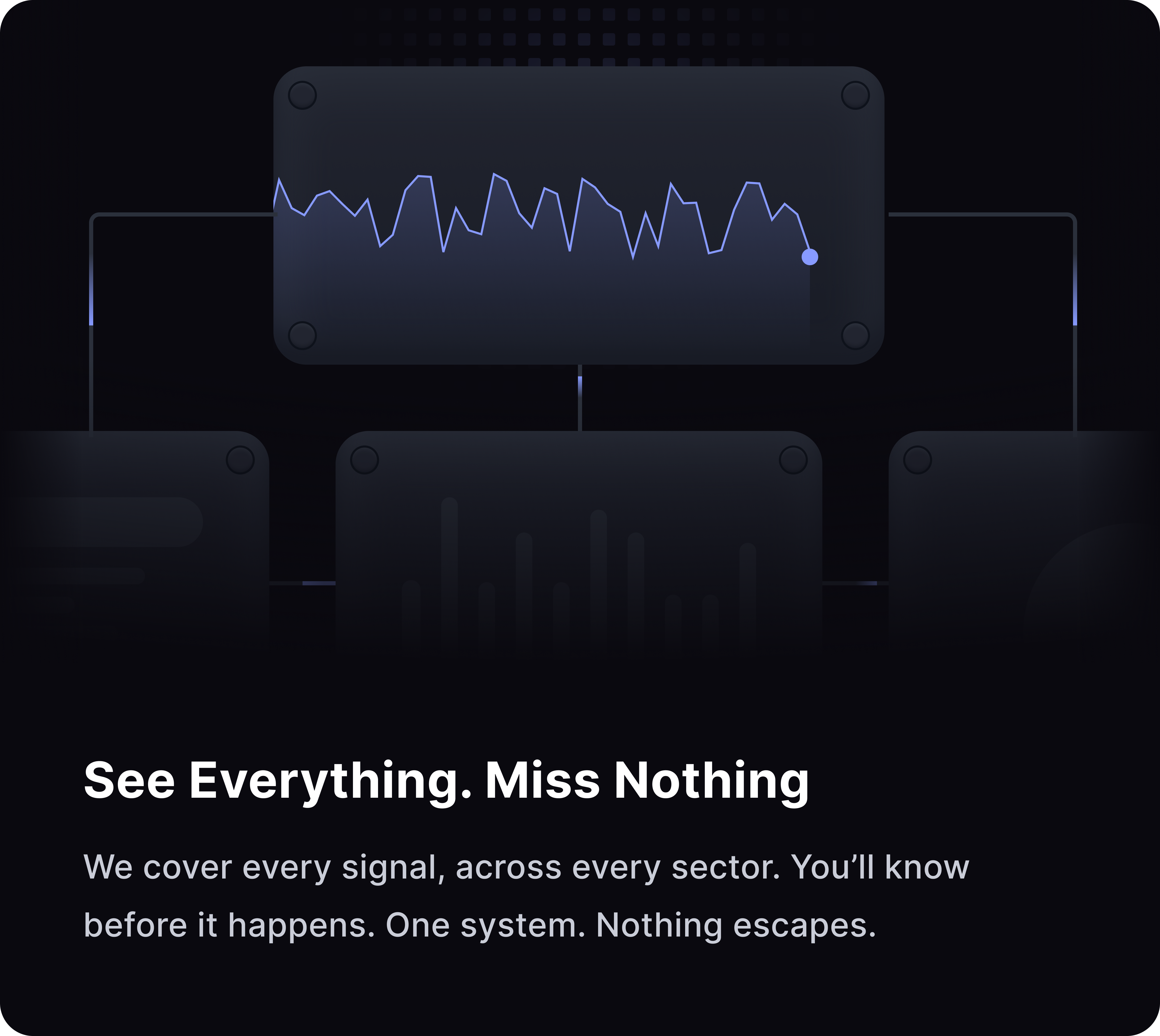 Real-time signal monitoring for full business visibility and decision making