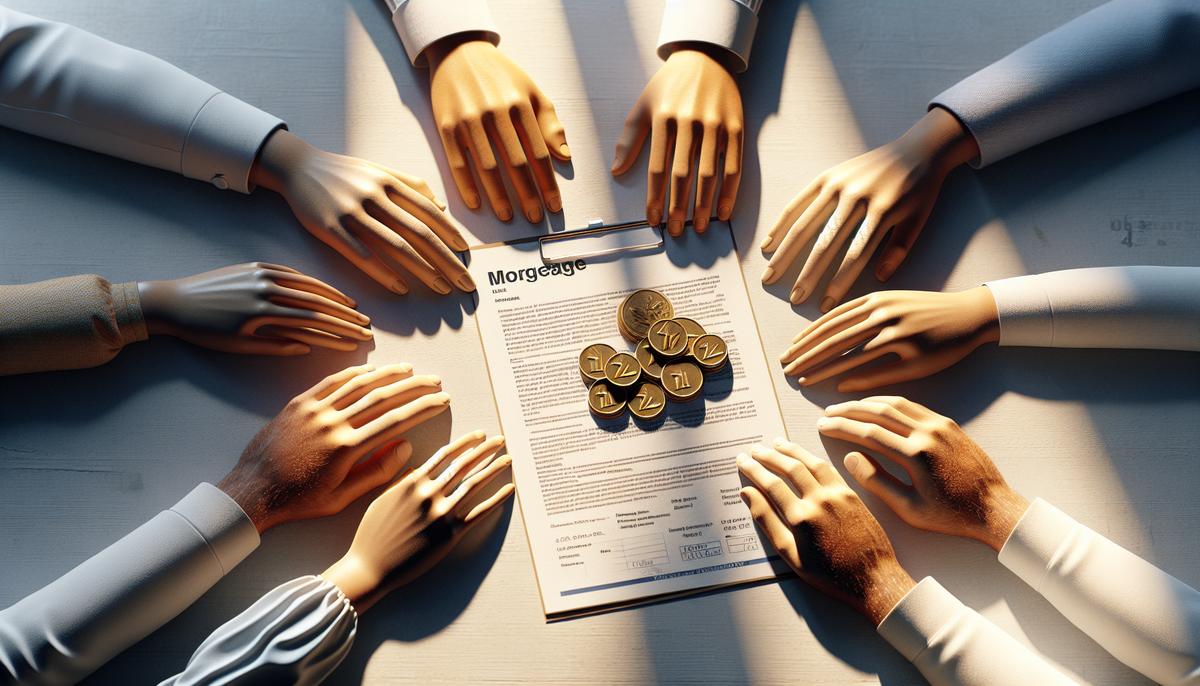 Ипотека в лари: когда это выгоднее доллара Руки с документами и монеты лари