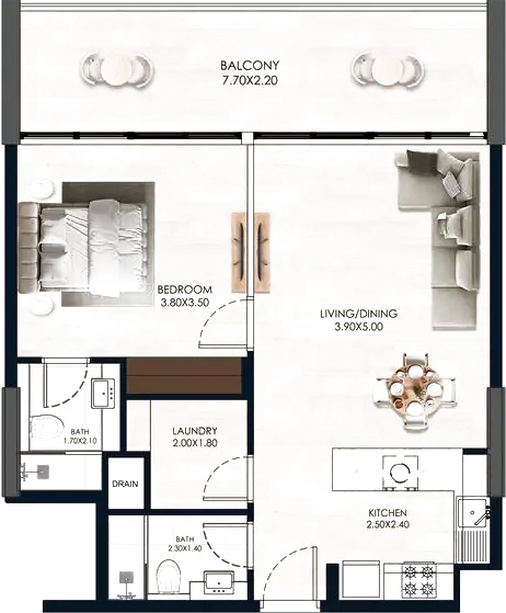 Floor Plans for Soul by Vision in Dubai