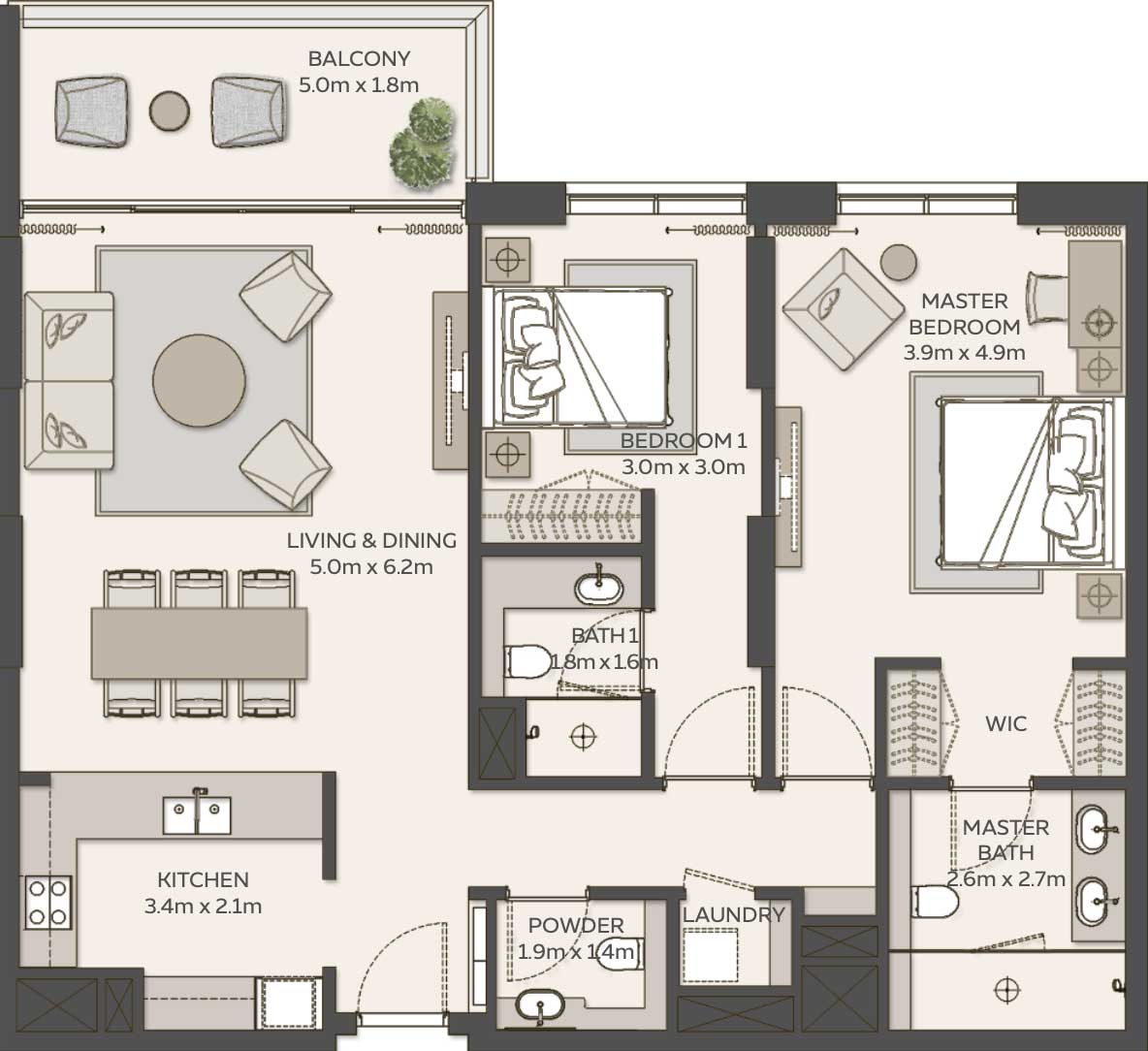 Планировки Sky Residences Expo City Dubai