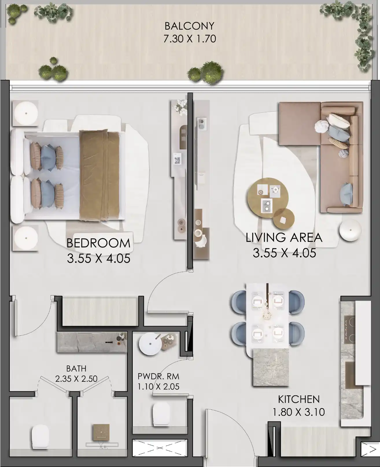 Floor Plans for Prescott Legado in Dubai