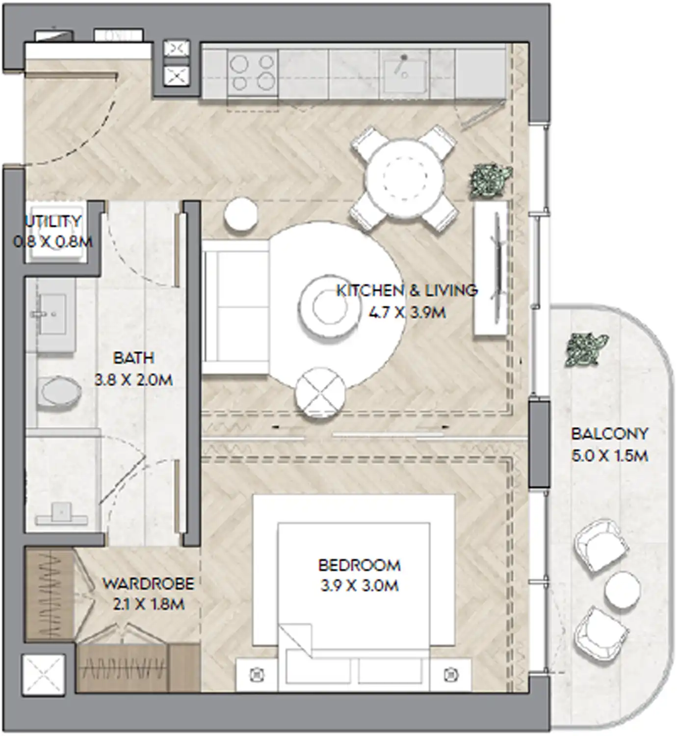 Планировки Nura by RAK Properties