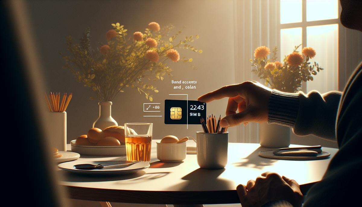 Как оформить SIM-карту: тарифы, eSIM и проверка покрытия SIM-карта и смартфон на столе