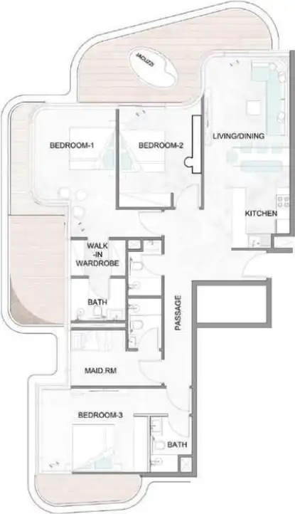 Floor Plans of Treppan Serenique Residences