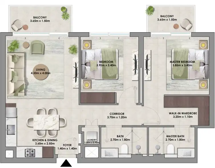 Floor Plans of Emaar Palace Residences Hillside