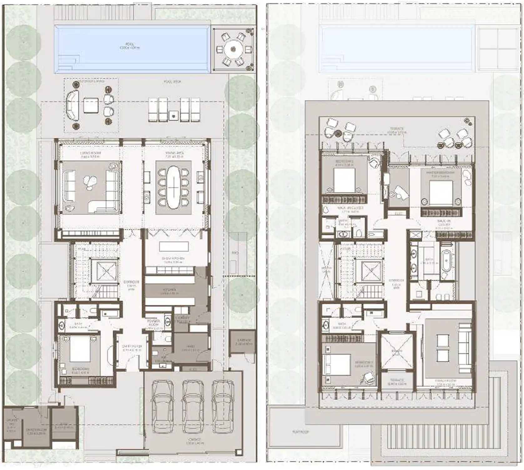 Floor Plans for Armani Beach Residences Ras Al Khaimah in Ras Al Khaimah