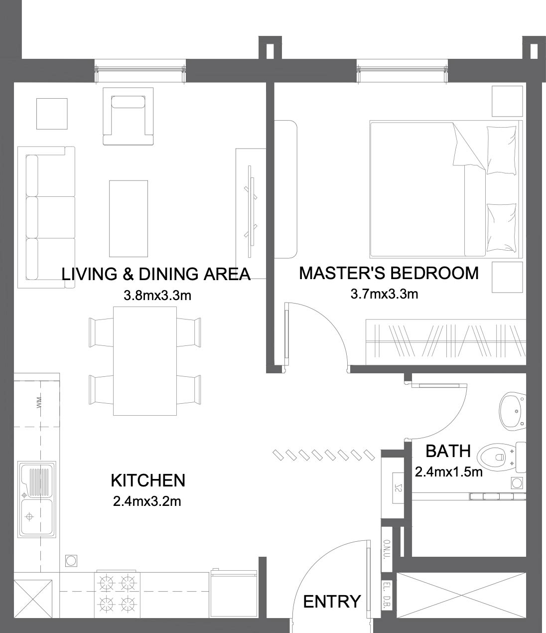 Floor Plans of Aldar Reeman Living 2