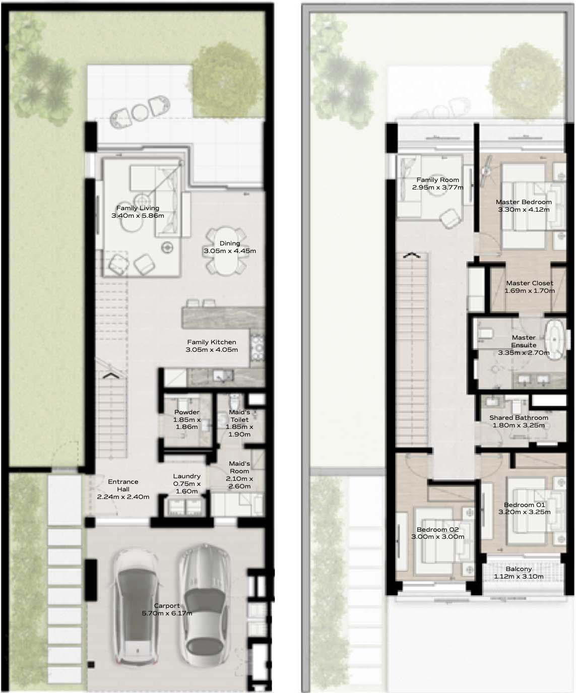 Floor Plans of Meraas Nad Al Sheba Gardens