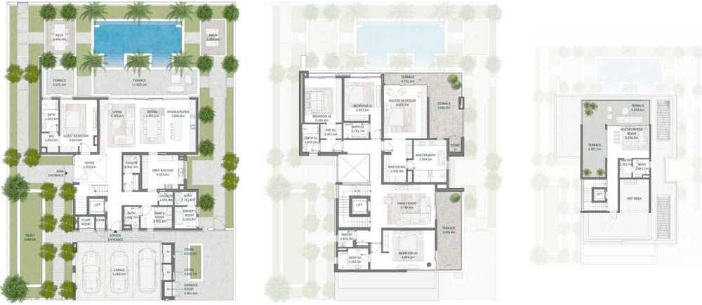 Планировки District One West 2 Villas