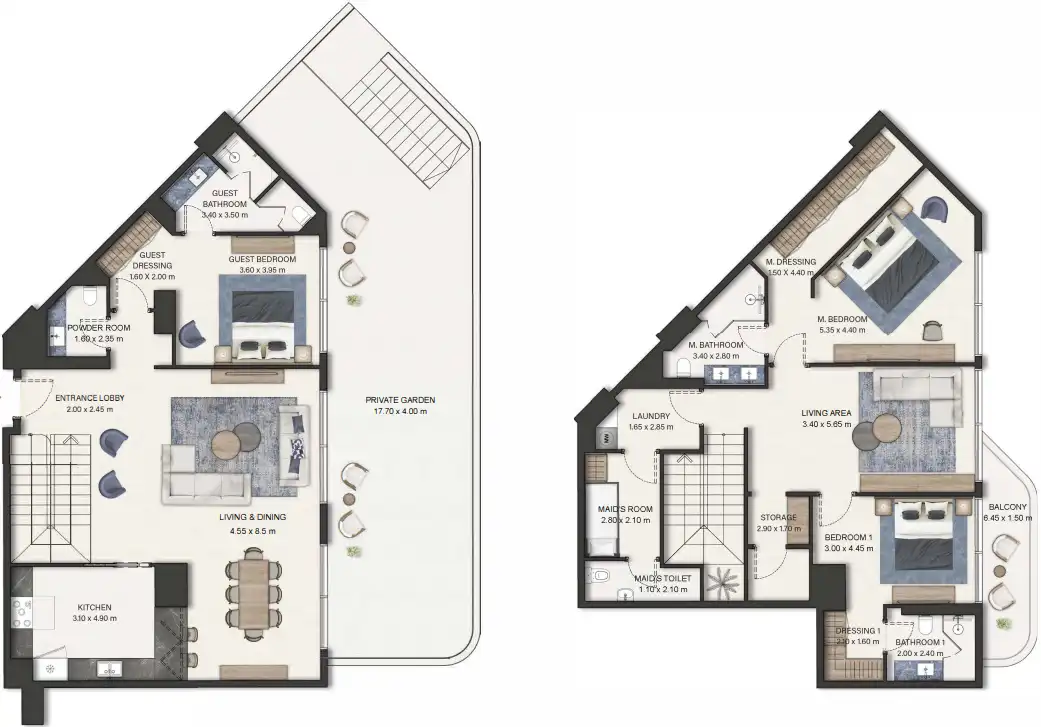 Floor Plans of Seamont Autograph Collection Residences