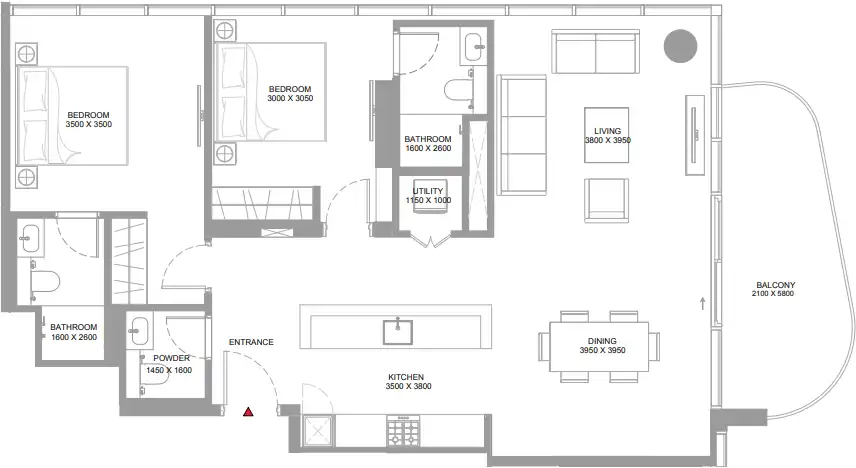 Floor Plans of Sobha Yachtside Marina Residences