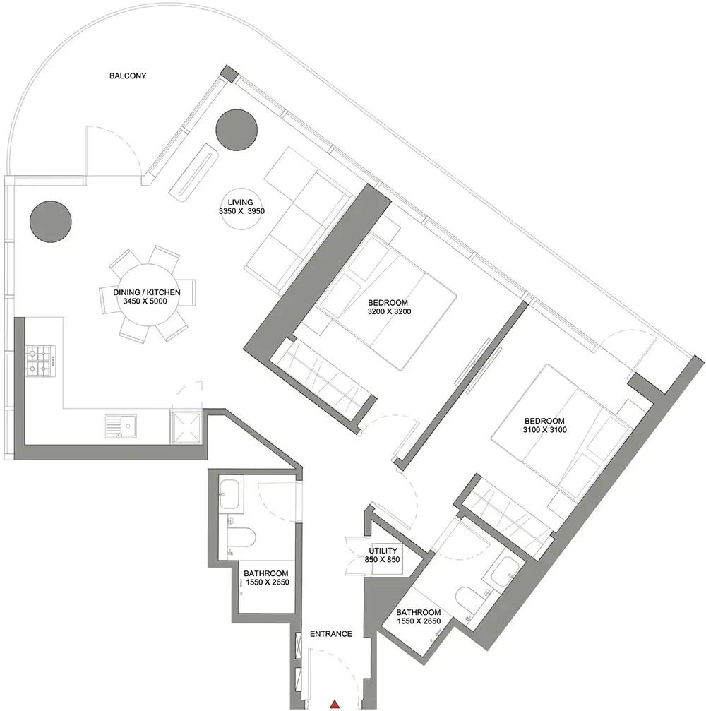 Floor Plans for Sobha Solis in Dubai