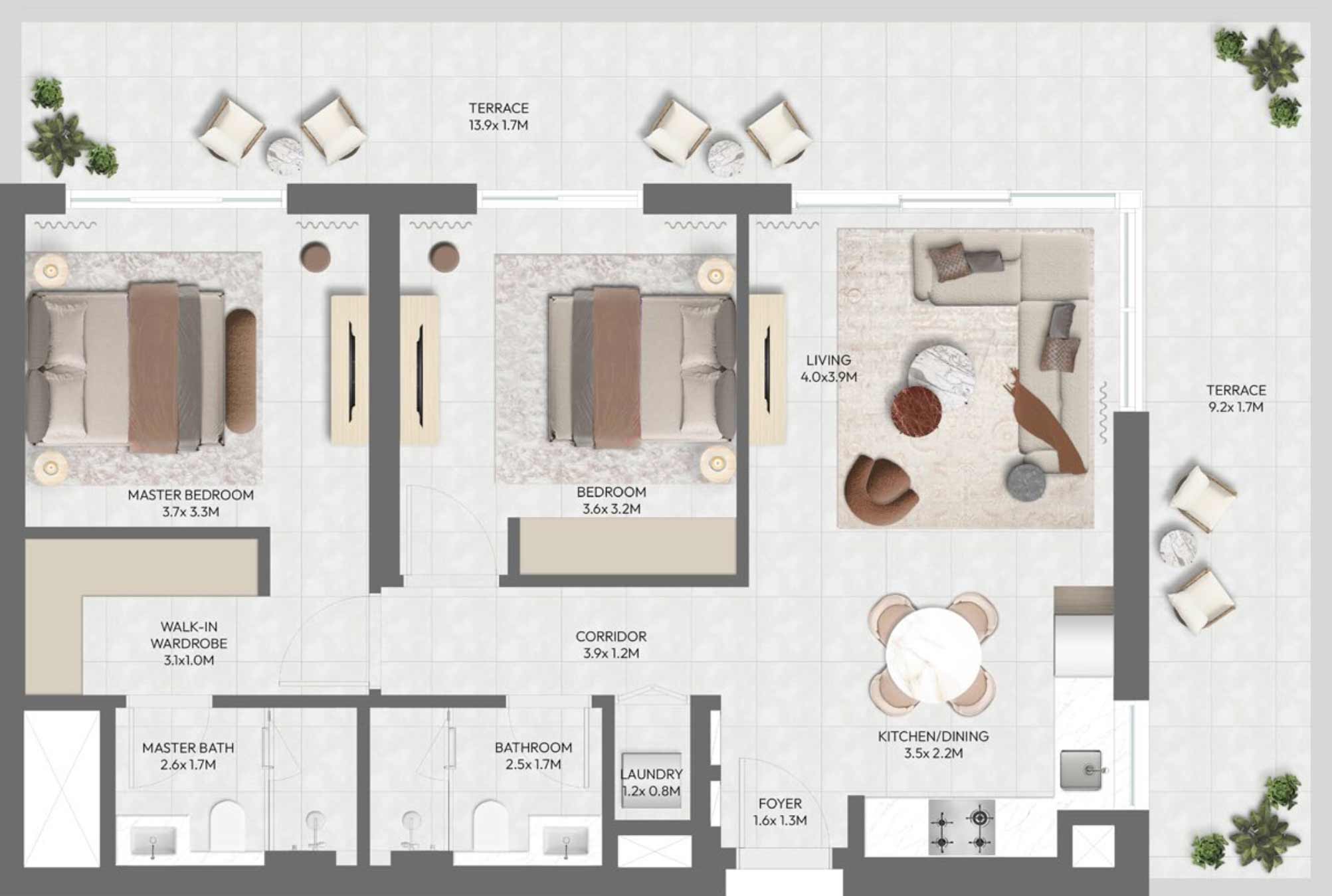 Floor Plans of Emaar South Golf Point