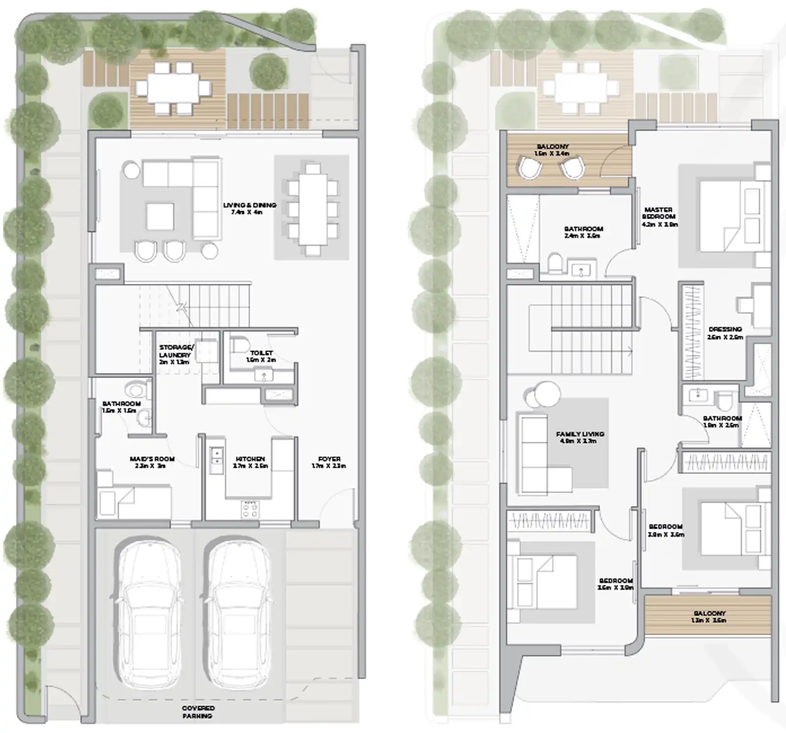 Floor Plans of Khalid Bin Sultan City