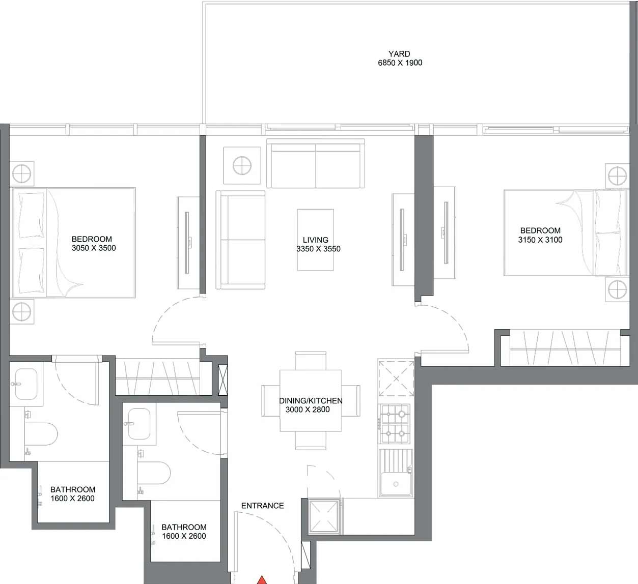 Floor Plans of Sobha Coraline Beach Residences