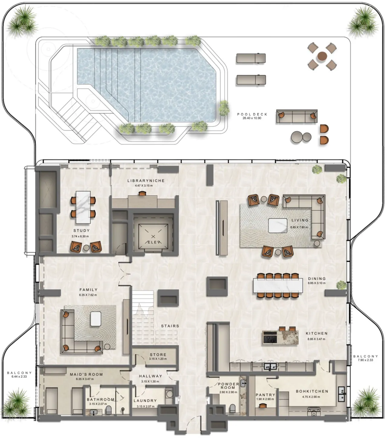 Floor Plans for Aldar The Arthouse in Abu Dhabi