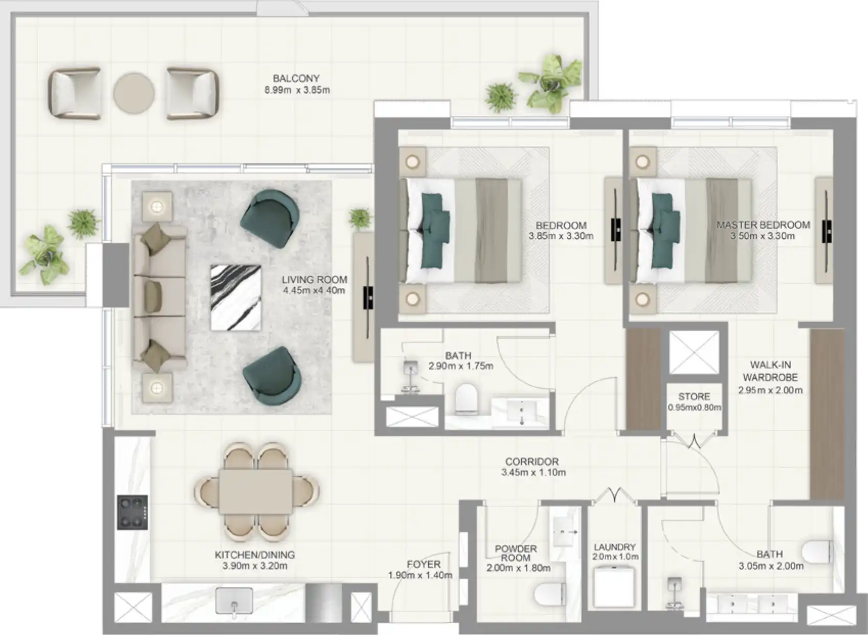 Floor Plans for Emaar Parkland in Dubai