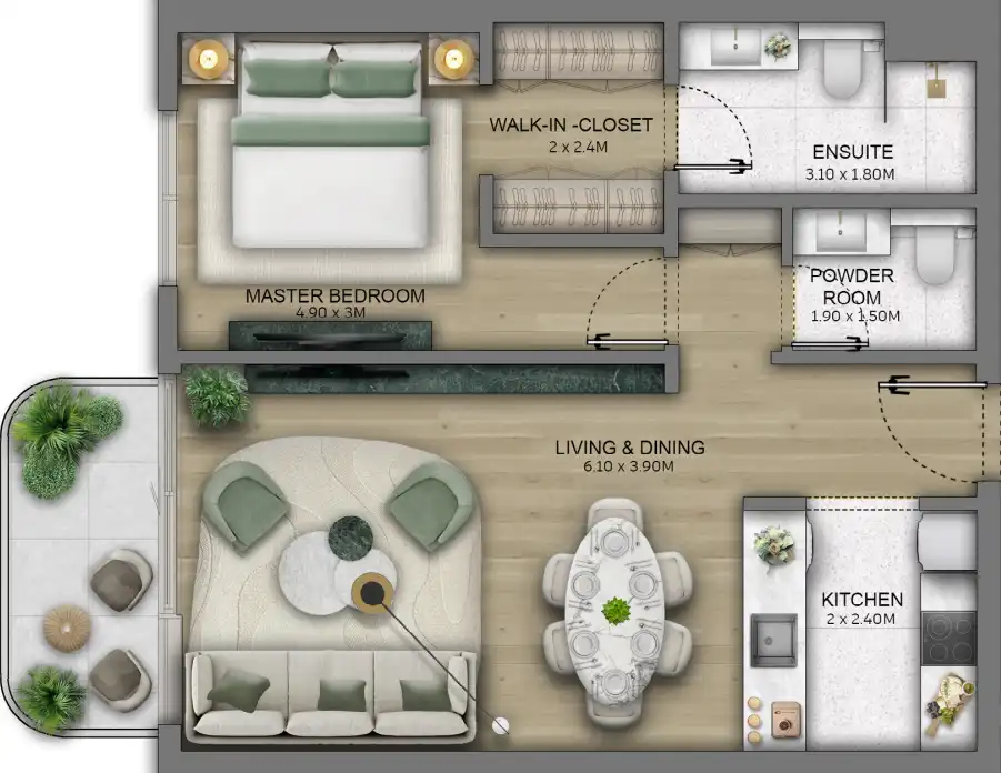 Floor Plans of Sensia by BEYOND