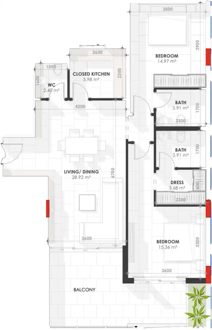 Floor Plans of Amazonia by Palladium