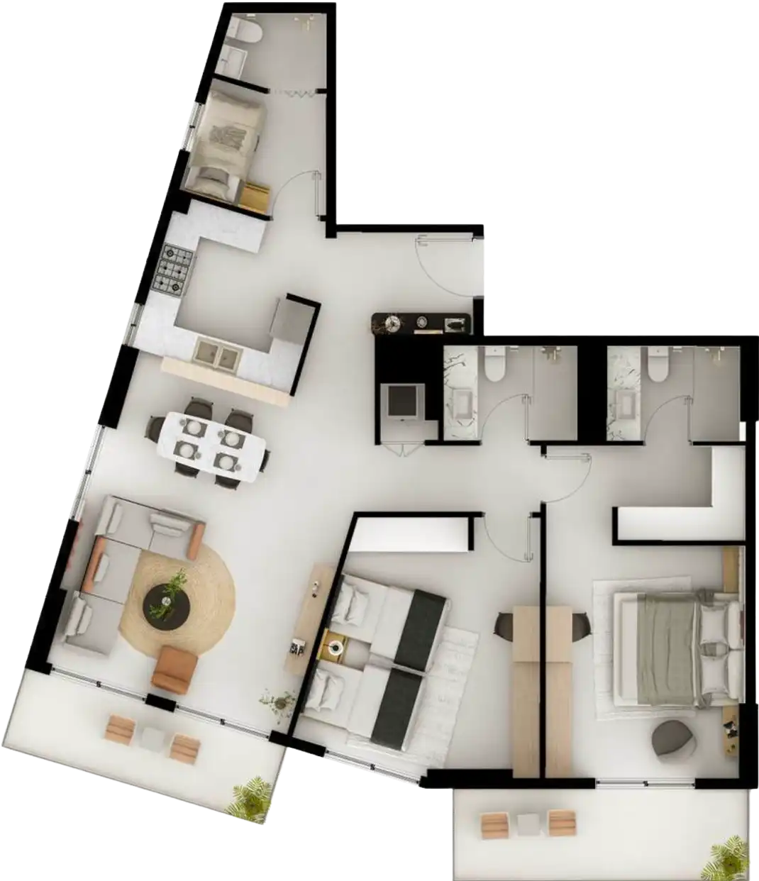 Floor Plans for Viera Residences in Dubai