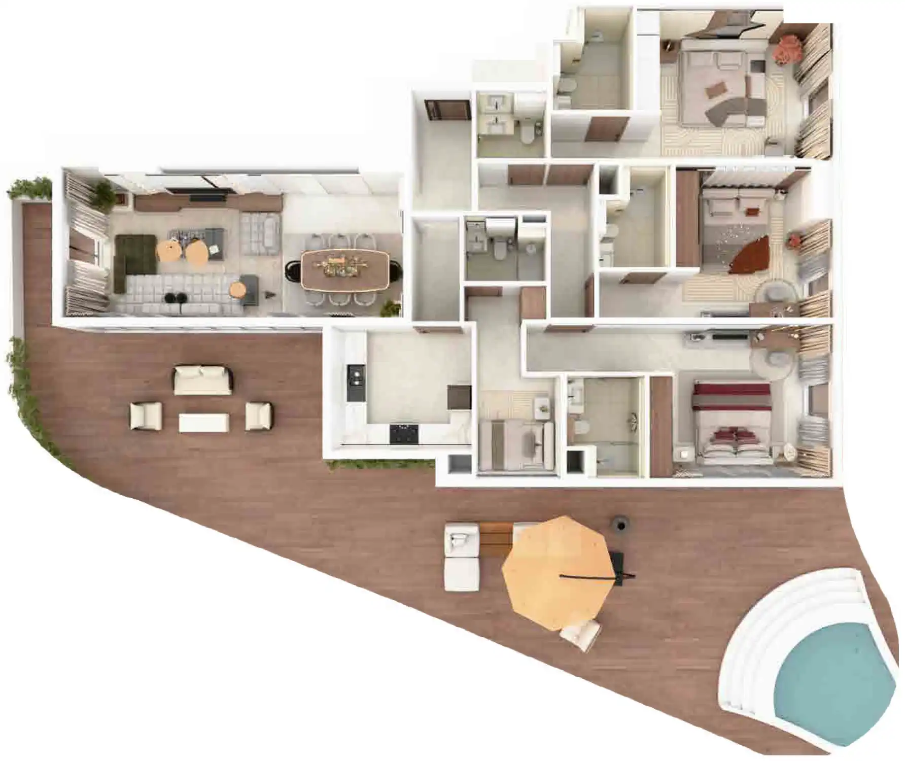 Floor Plans for Barari Gate by ADE in Dubai