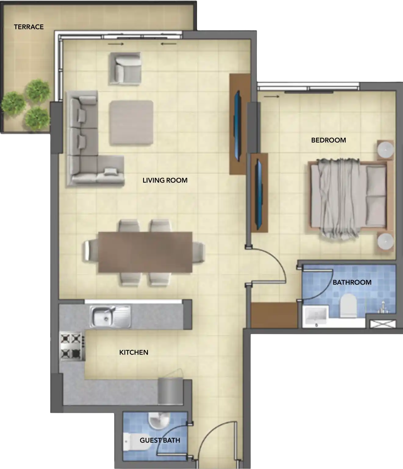 Floor Plans of Ajmal Makan Blue Pearls