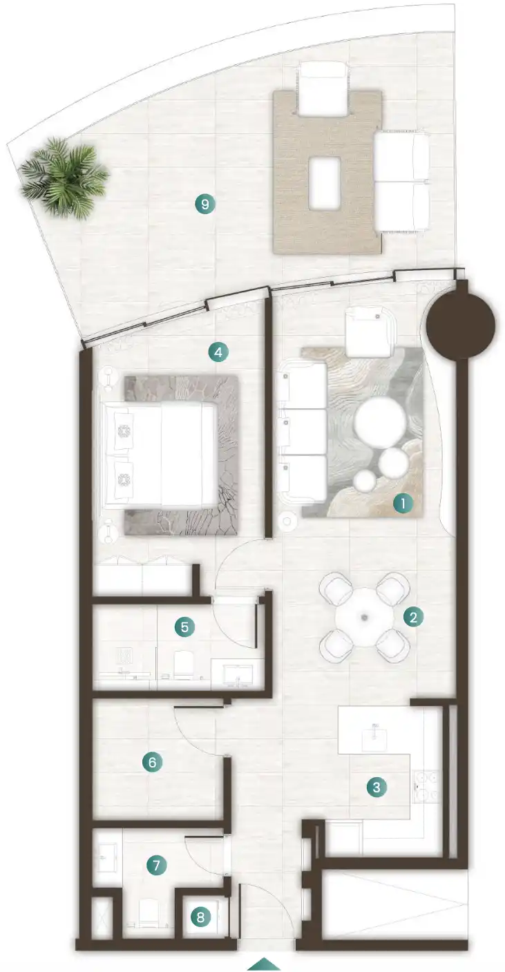 Floor Plans for La Mer by Elie Saab in Dubai