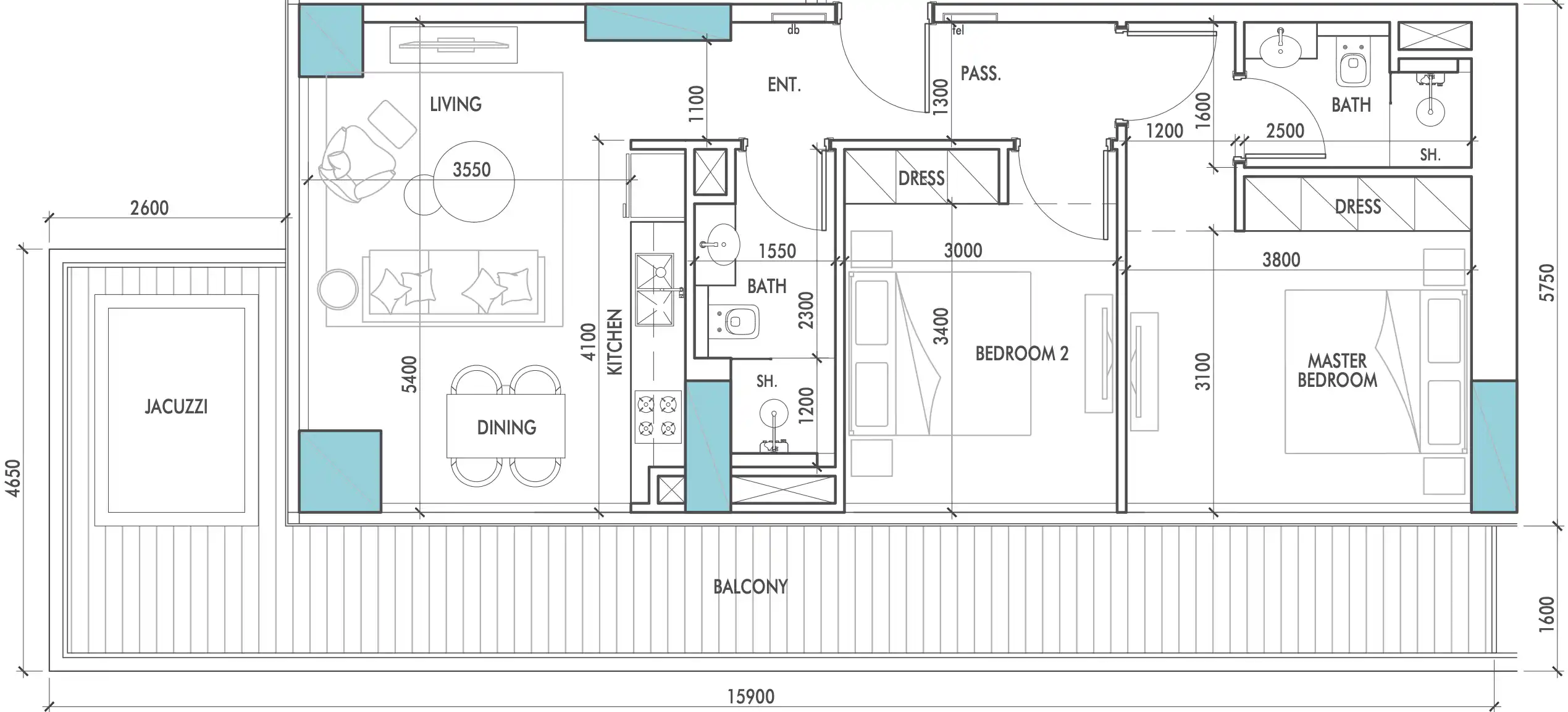 Floor Plans of Parkway by Prestige One